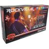 imageRockville RWM4US Quad Wireless UHF 4 Microphone System 80 Channels Adjustable Frequency Metal Build RackMount for Live EventsKaraoke