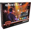 imageRockville RWM71U Dual UHF Wireless Handheld Microphone System Metal Receiver 400ft Range Auto Sync LCD Display XLR  14 Output RubberCoated Mics for Live Performances and Presentations