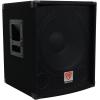imageRockville SBG1158 15quot Passive Pro DJ Subwoofer 800W Peak400W RMS 8 Ohm MDF Cabinet Pole Mount Binding PostSpeakON14quot Inputs for DJs and Live Sound4 Ohm