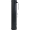 imageRockville WET ARRAY 4 Black 70V 60W Commercial Wall Mount Swivel Column Speaker 2Way Line Array Design IP55 Waterproof IndoorOutdoor Use for Restaurants Churches AuditoriumsBlack