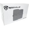 imageRockville WET6525W Pair 65 70V IPX55 IndoorOutdoor Wall Speakers 4Way Swivel Bracket Waterproof 30W15W75W375W Taps 40W RMS 8 Ohm White Restaurant Patios CommercialBlack