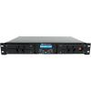 imageRockville D12 5000W Peak1400W RMS 2Channel Class D Amplifier LCD Display Crossover Switch RackMountable 48 Ohm Power Output for DJs and Live Sound