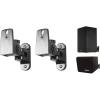 imageRockville Pair RHSB4 Wall Mount Swivel SatelliteBookshelf Speaker Brackets 33 lbs Capacity 90Degree Swivel 60Degree Tilt for Home Theater Enthusiasts