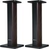 imageRockville Pair RHT28 28 Inch Bookshelf Speaker Stands 60 lbs Capacity Surround Sound Home Theater Premium Wood Dual Top Plates SandFillable for Audiophiles and Studio MonitorsDark Wood