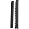 imageRockville RAIL12U 12U Reversible Rack Rails with M5 Circle or Square Screw Holes  234 Rackmount Rails for 6U Racks Circle amp Square Hole Options for Quick Gear Installation and Protection12U