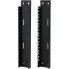 imageRockville RAIL12U 12U Reversible Rack Rails with M5 Circle or Square Screw Holes  234 Rackmount Rails for 6U Racks Circle amp Square Hole Options for Quick Gear Installation and Protection6U