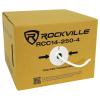 imageRockville RCC141004 14 AWG 100ft 4 Conductor Speaker Wire CL2 inWall Rated CCA OxygenFree Low Resistance for Home Theater and Audio Systems250 ft
