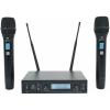 imageRockville RWM200 L2 Dual UHF Beltpack Wireless Microphone System Lavalier amp Headset Mics 200 Channels 3 Band EQ EchoHandheld