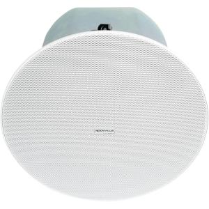 imageRockville CC8SUB 8 inCeiling Subwoofer 70V or 8 Ohm with Roughin Kit 50W 25W 125W 625W Taps 100W RMS 200W Peak for Commercial and Restaurant Audio