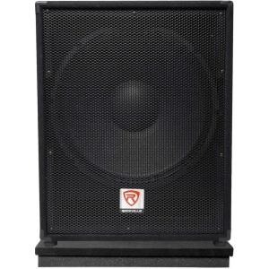 imageRockville PBG18 18quot Passive 2000 Watt 8 Ohm Pro Audio Subwoofer SubMDF Cabinet Bundle with Rockville ISO 1218 Isolation Platform Acoustic Riser Pad 12quot15quot18quot Subwoofers