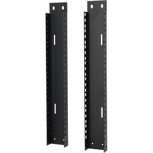 imageRockville RAIL12U 12U Reversible Rack Rails with M5 Circle or Square Screw Holes  234 Rackmount Rails for 6U Racks Circle amp Square Hole Options for Quick Gear Installation and Protection8U