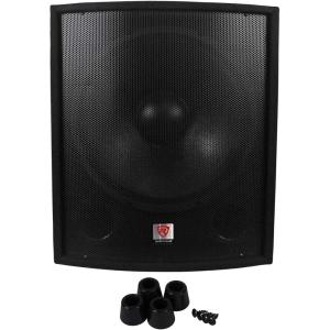 imageRockville SBG1188 1000W 18Inch Passive Subwoofer MDF Cabinet Pole Mount HighPower Bass Durable Build Compact Design for DJs and Live Events8 Ohm