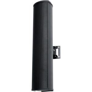 imageRockville WET ARRAY 4 Black 70V 60W Commercial Wall Mount Swivel Column Speaker 2Way Line Array Design IP55 Waterproof IndoorOutdoor Use for Restaurants Churches AuditoriumsBlack