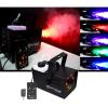 imageRockville R1200L FogSmoke Machine with RGB LED Lights Strobe Effects 7Channel DMX WiredWireless Remotes for DJs and Stage Use