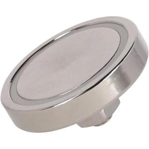 imageRockville DJMAG Magnetic Light Mount 42mm Round Neodymium Strong Magnet 0688kN Force for DJ Lights and Event Lighting