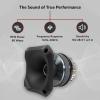 imageRockville HT101 Titanium Compression Tweeter 175 Voice Coil 300W 8 Ohms ABS Horn High Sensitivity ScrewOn Perfect for Pro and Car Audio135