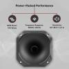imageRockville HT101 Titanium Compression Tweeter 175 Voice Coil 300W 8 Ohms ABS Horn High Sensitivity ScrewOn Perfect for Pro and Car Audio175