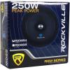 imageRockville RXM84 Component Bundle 2 8 in 250Watt 4 Ohm MidBass Driver Car Audio Speakers 2 RT6 1 in Silk Dome Neo Component Tweeters with Crossovers 4Items