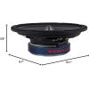 imageRockville RXM84 Component Bundle 2 8 in 250Watt 4 Ohm MidBass Driver Car Audio Speakers 2 RT6 1 in Silk Dome Neo Component Tweeters with Crossovers 4Items