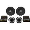imageRockville X8C 8in Competition Car Audio Speakers 1000W CEA Rated Titanium Tweeters Audiophile Crossovers Aluminum Bullet for Car Audio 2Pairs