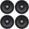 imageRockville RM104PRO 10 in 2400Watt Peak SPL Car Midrange MidBass Pro Speakers 4Ohm CEA Compliant Kevlar Reinforced Cone for Vehicle Audio 4Piece