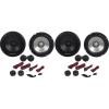 imageRockville RVL6KIT 65 4Ohm Component Car Audio Speakers 400W RMS  800W Peak per Pair Aluminum Cone MidBass Silk Dome Tweeters 2Pair 1600W Total