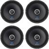 imageRockville RXM104 10 in SPL Car Midrange MidBass Speakers 4 Ohm 2400Watt Peak 300Watt RMS Each Bullet Design Shallow Mount 4Piece