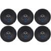 imageRockville RXM64 65 MidRange Car Speaker 150W Peak75W RMS Each 900W Total 4Ohm Builtin Crossover with Grille Loud and Clear Perfect for Car Audio 6Piece