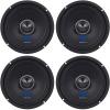 imageRockville RXM64 65in 600W Total 4Ohm midbass Driver car Audio Speakers 150W peak75W RMS per Speaker Kevlar Cone Reinforced Pulp for Door installations and Custom Systems 4piece