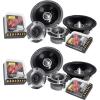 imageRockville X65C 65 1000W Peak  250W RMS Competition Component Car Audio Speaker with Titanium Tweeter High Power Handling Design Detailed and Dynamic Sound for Car Stereo Systems 4 Piece