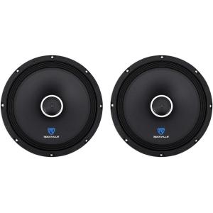 imageRockville 2 RXM108 10 1200w 8Ohm SPL Car Midrange MidBass Speakers wBullet