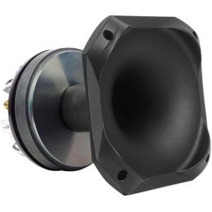 imageRockville HT101 Titanium Compression Tweeter 175 Voice Coil 300W 8 Ohms ABS Horn High Sensitivity ScrewOn Perfect for Pro and Car Audio175