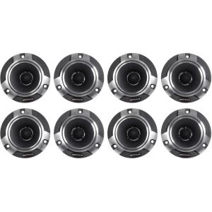 imageRockville RT5 28 in Aluminum Car Pro Tweeters Titanium Diaphragm and Kapton Voice Coil High Frequency Audio Drivers for Car Sound Systems and PA Setups 8Piece