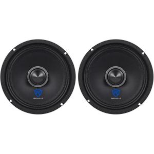 imageRockville RXM64 65 MidRange Car Speaker 300W Peak150W RMS 4 Ohm CEA Compliant Crossover with Grille Loud and Clear Perfect for Car Audio 2Piece