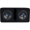 imageRockville DV10K52 Dual 10 K5 2400w Car Subwoofers PreLoaded Vented Sub Enclosure Box 2 Ohm 34 MDF Cast Iron Basket for Powerful Car Audio Bass
