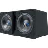 imageRockville DV12K51 Dual 12 K5 2800W Car Subwoofers 1Ohm Vented Enclosure Deep Bass Durable Build for Car Audio EnthusiastsDual 12 1 Ohm