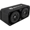 imageRockville DV8K6D1 Dual 8in 2800W K6 Car Subwoofers 1Ohm  Plexi Enclosure in Vented MDF Box Selectable BlueWhite LED10 2 Ohm