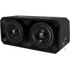 imageRockville DV8K6D1 Dual 8in 2800W K6 Car Subwoofers 1Ohm  Plexi Enclosure in Vented MDF Box Selectable BlueWhite LED10 2 Ohm