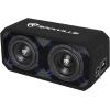imageRockville DV8K6D1 Dual 8in 2800W K6 Car Subwoofers 1Ohm  Plexi Enclosure in Vented MDF Box Selectable BlueWhite LED8 2 Ohm