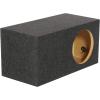 imageRockville RBS12 Single 12 26 cuft SPL Vented Subwoofer Enclosure Box 43 Hz Tuning Made in USA 34 MDF Gold Terminals SiliconeSealed Seams for Car Audio and SPL Systems