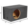 imageRockville RBS15DES 15 Ported Sub Box Enclosure for Destroyer 15D1D2 Subwoofer