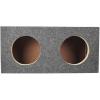 imageRockville RD65 Dual 65 Subwoofer Enclosure 060 Cu Ft Per Sub Sealed MDF Durable Carpet Finish Universal Fit HighGrade Wood for Car Audio Enthusiasts