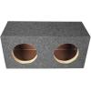 imageRockville RD65 Dual 65 Subwoofer Enclosure 060 Cu Ft Per Sub Sealed MDF Durable Carpet Finish Universal Fit HighGrade Wood for Car Audio Enthusiasts