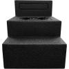 imageRockville REC135 Vented Bed Lined 12 Center Console Subwoofer Enclosure Sub Box