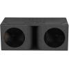 imageRockville RPORT12 Dual 12 40 Cu Ft Horn Ported Subwoofer Enclosure Bedliner Finish JPort Design 30 Hz Tuning Perfect for Car Audio Enthusiasts