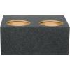imageRockville RQ12A4 Quad 12 Sealed Subwoofer Enclosure 34 MDF Front amp Top Mount Design Gold Terminals Made in USA for Car Audio Enthusiasts