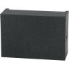 imageRockville RQT12 12 Sealed Subwoofer Enclosure Bedliner Finish Shallow Downfiring Design 34 MDF for CarTruck Audio Systems