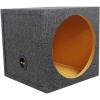 imageRockville RS12 Single 12 10 cuft 34 MDF Sealed Subwoofer Enclosure Box PrecisionCut MDF Durable Carpet Finish Gold Terminals for Car Audio Enthusiasts