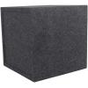 imageRockville RS12 Single 12 10 cuft 34 MDF Sealed Subwoofer Enclosure Box PrecisionCut MDF Durable Carpet Finish Gold Terminals for Car Audio Enthusiasts