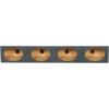imageRockville RS6X94 6x9 Quad Speaker Enclosure Box DoubleAngle Design 4Hole Mounting 34 MDF Sealed Chambers Made in USA for Car Audio Systems